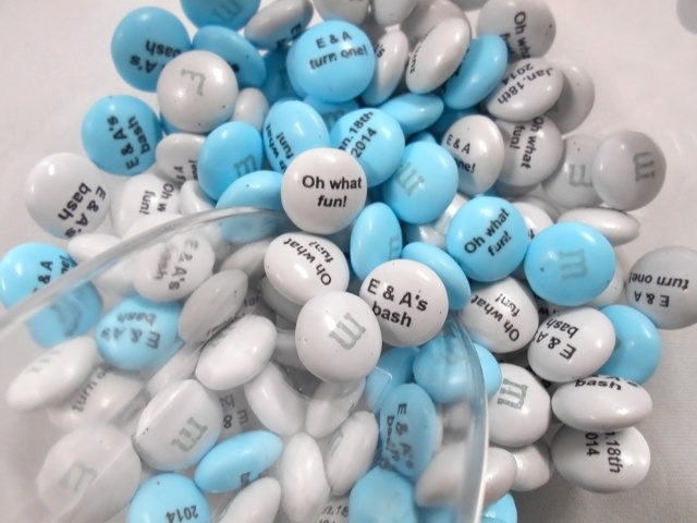 birthday personalized m&ms  SF Bay Area Wedding / Event Planners &  Designers